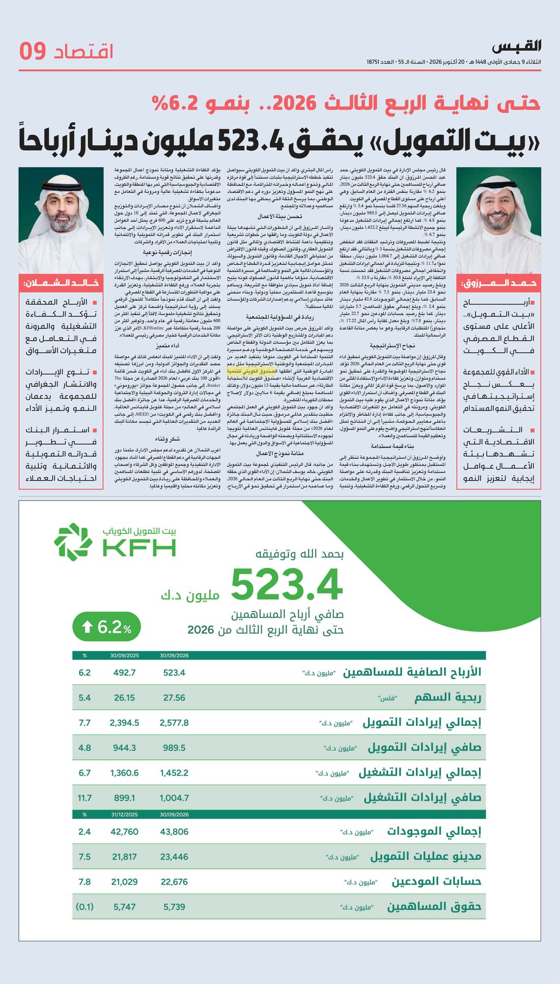 Al-Qabas clipping